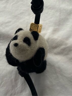 Loewe Panda Felt Bag Charm